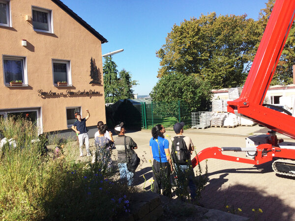 Betriebsbesuch bei Gartenbaubetrieb